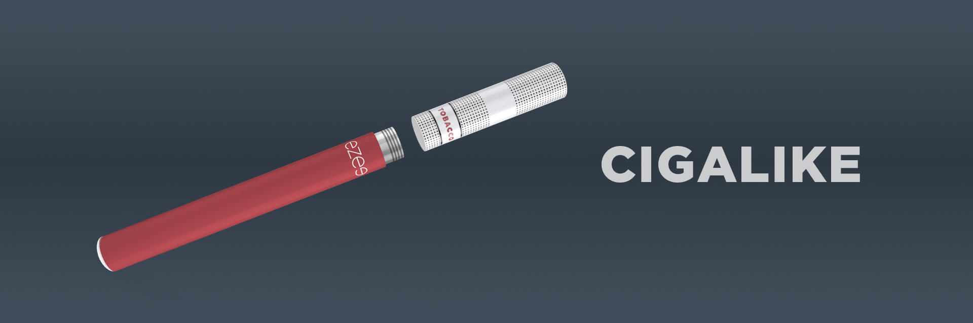 engångs e-cigarett filter tobak mentol vape