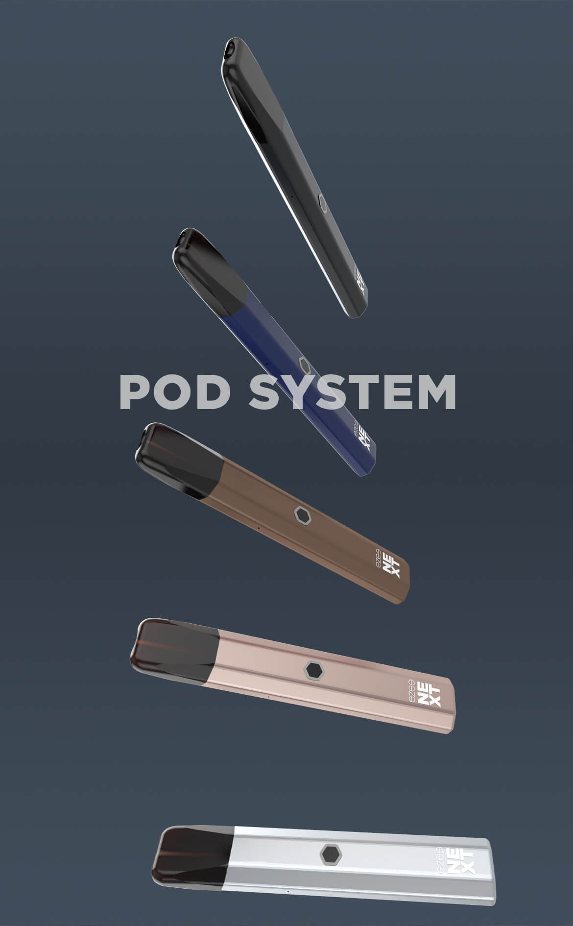pod vape system uppladdningsbar e-cigarett