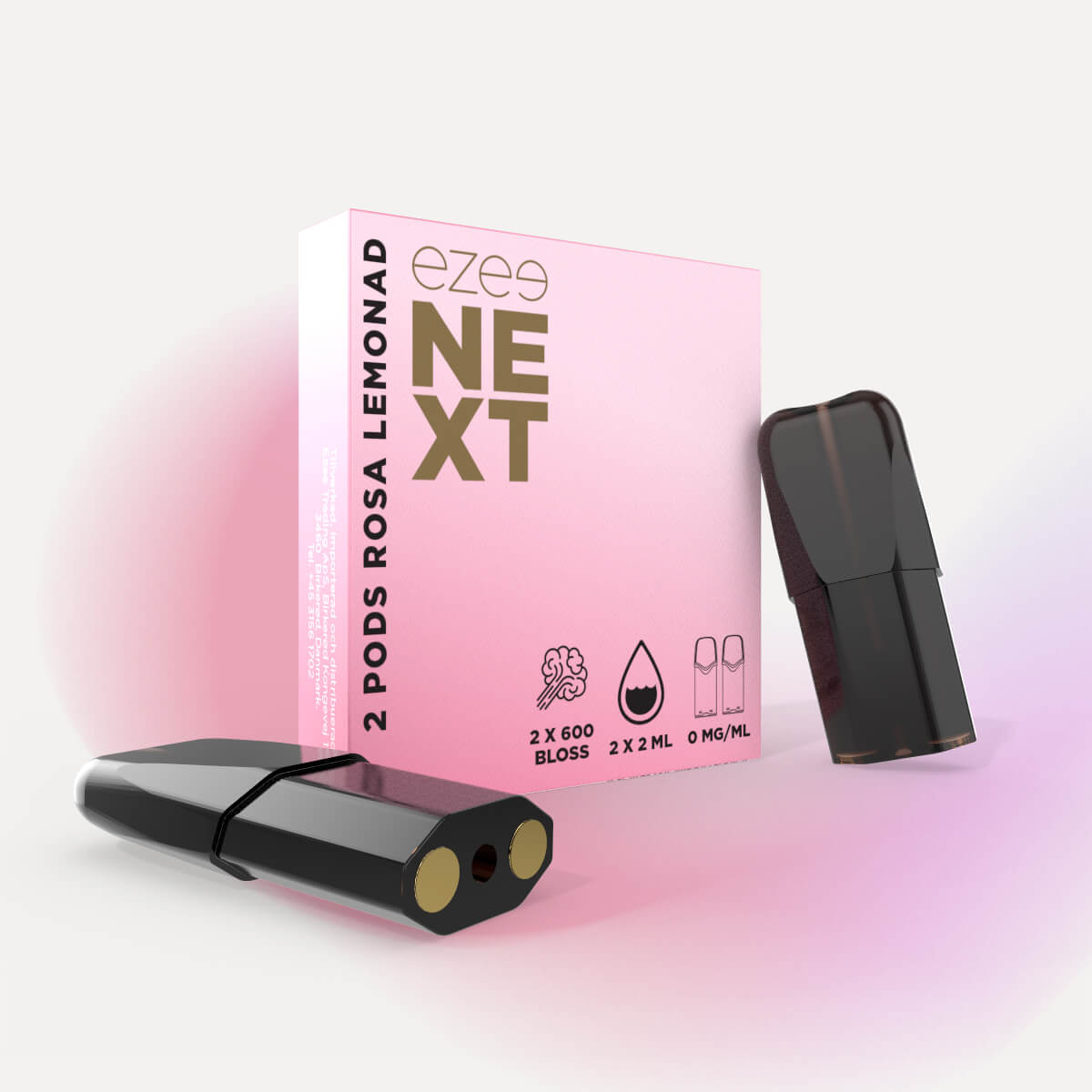 Ezee Pods Pink Lemonade nikotinfri 2 st.
