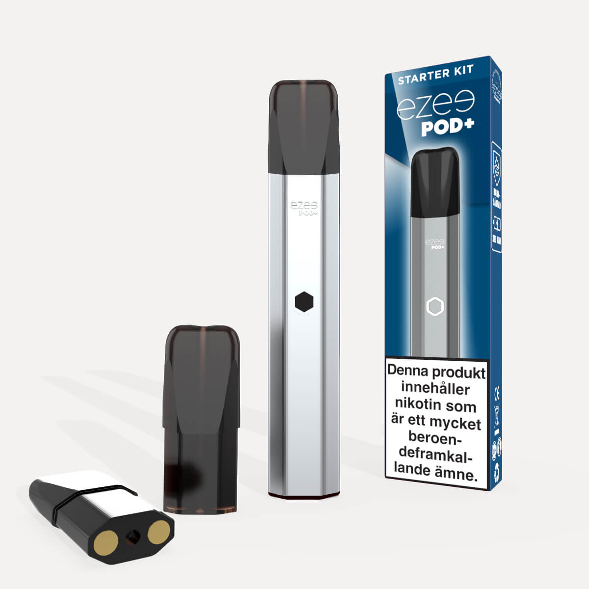 Puff Bar Kit Silver Mentol 12 mg/ml nikotin