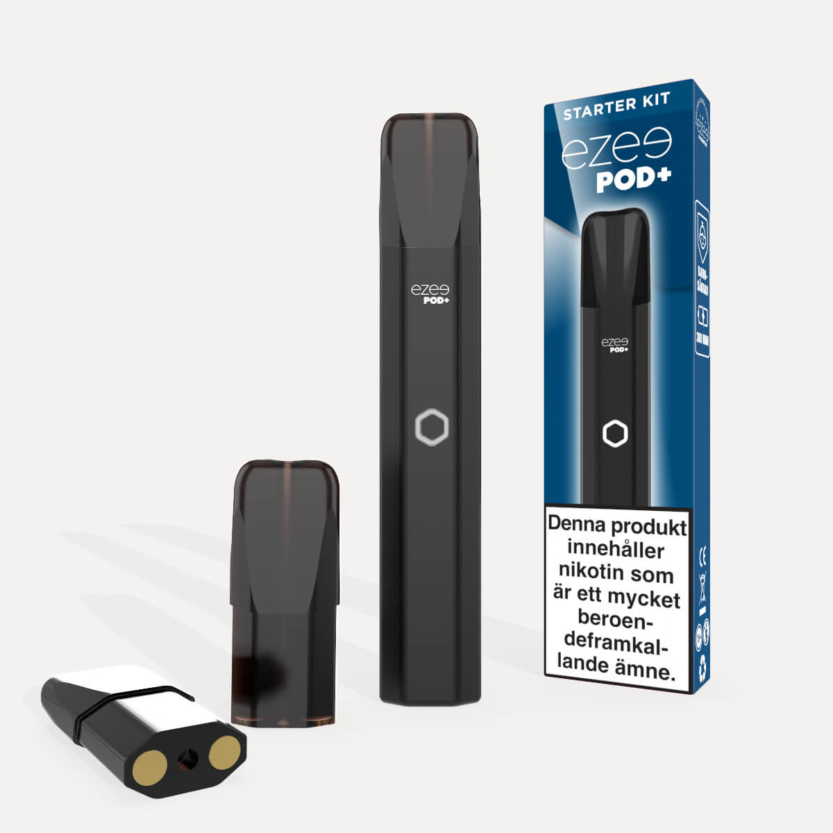 Puff Bar Kit Svart Mentol 12 mg/ml nikotin