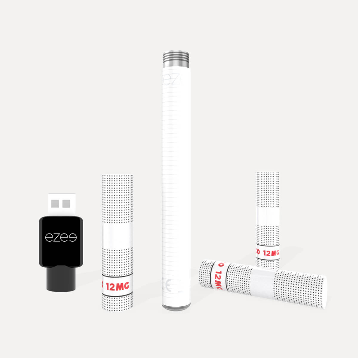 Ezee Cigalike e-cigg startpaket Vit - Tobak 12mg