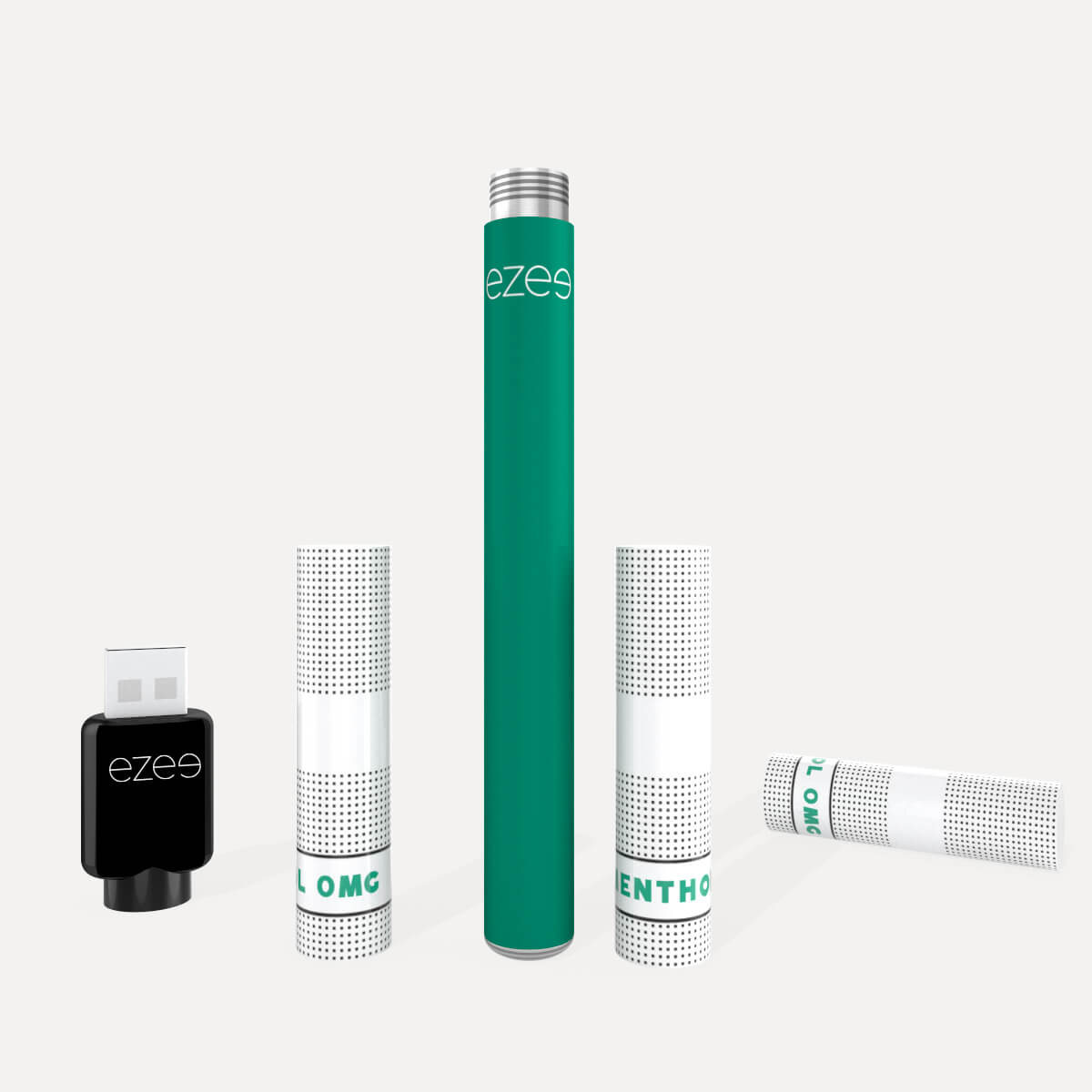 Ezee Cigalike e-cigg startpaket Grön - Mentol Nikotinfri