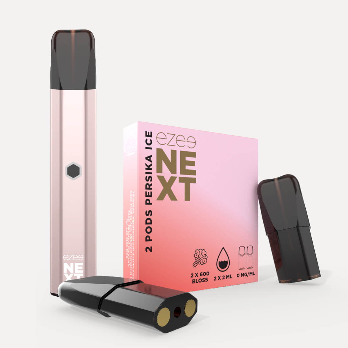 Ezee Next Pod Startpaket Beige - Persika Ice Nikotinfri
