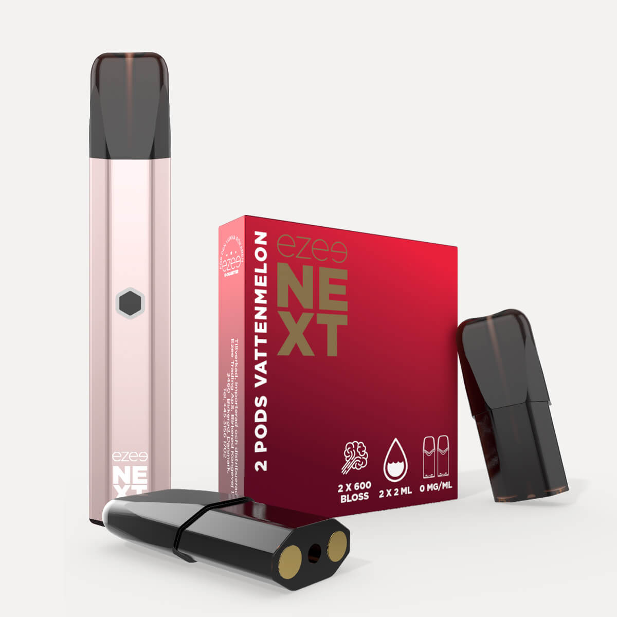 Ezee Next Pod Startpaket Beige - Vattenmelon Ice Nikotinfri