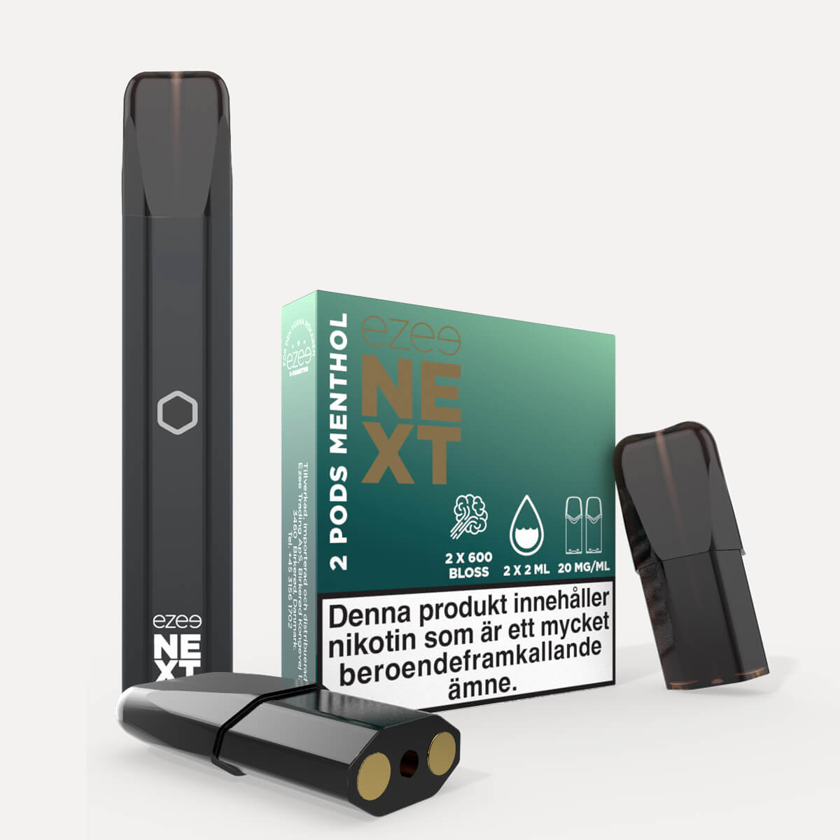 Ezee Next Pod Startkit Svart - Mentol 20mg
