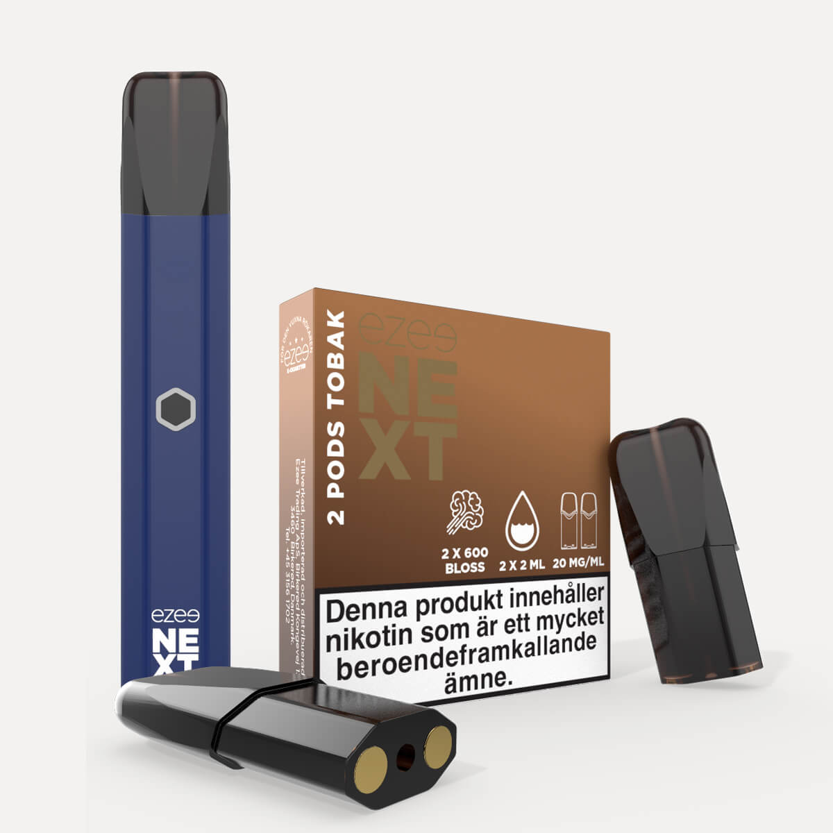 Ezee Next Pod Startkit Blå - Tobak 20mg