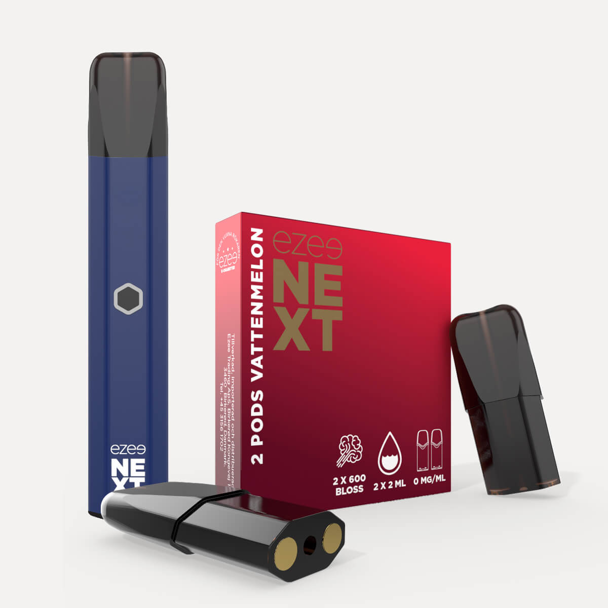 Ezee Next Pod Startkit Blå - Vattenmelon Ice 0mg