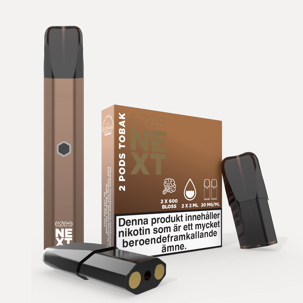 Ezee Next Pod Startkit Brun - Tobak 20mg