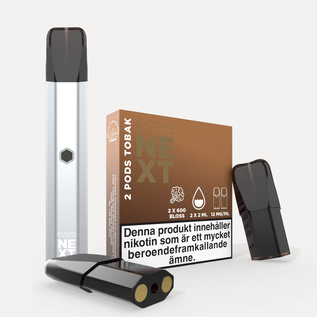Ezee Next Pod Startkit Silver - Tobak 12mg