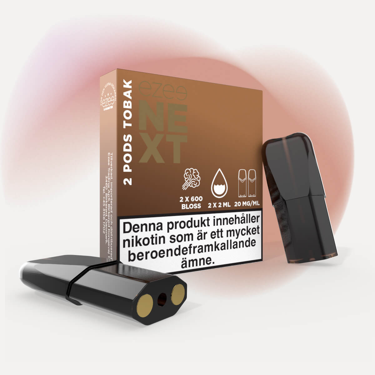 Ezee Next Kapslar Tobak 20 mg/ml Nikotin 2 st.