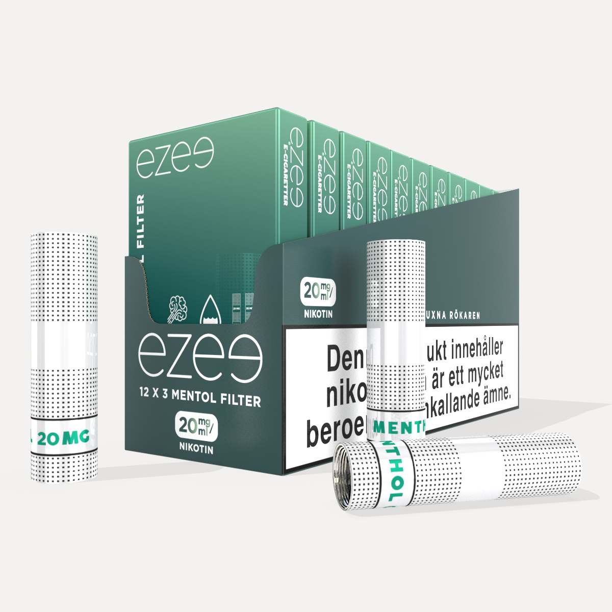 Ezee Cigalike refill filter Mentol 20mg/ml 36 st.