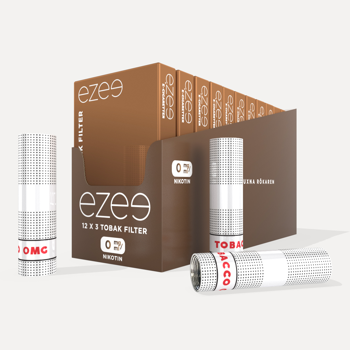 Ezee refill filter Tobak 0mg/ml 36 st.