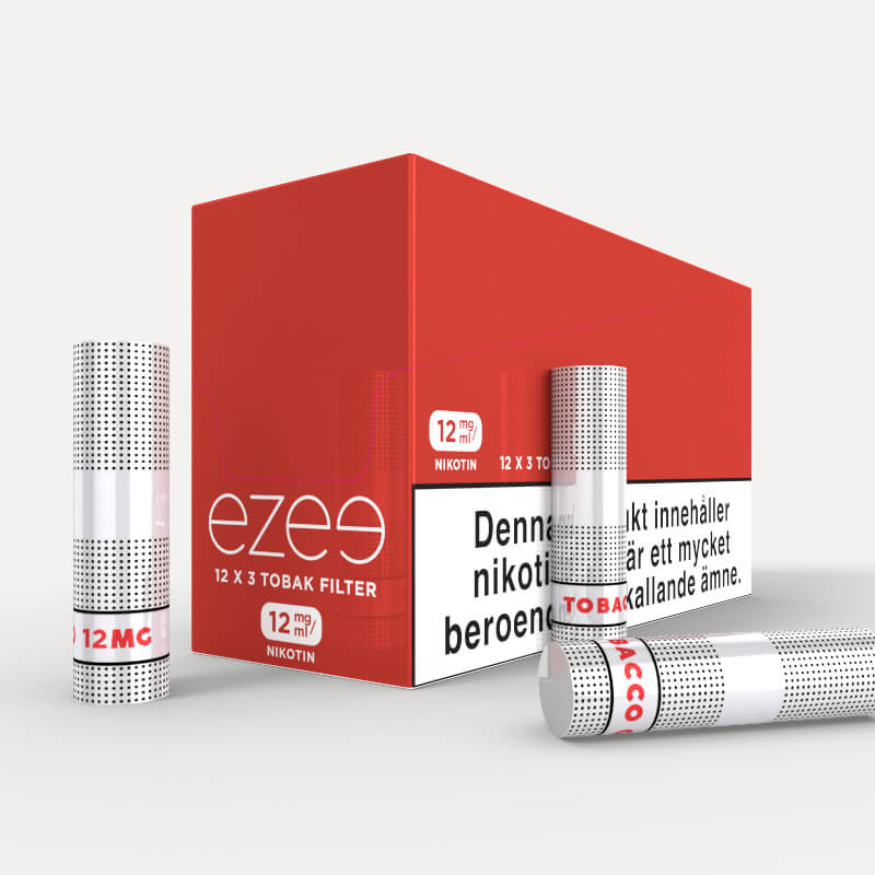Ezee Filter Tobak 12mg/ml Nikotin 36 st