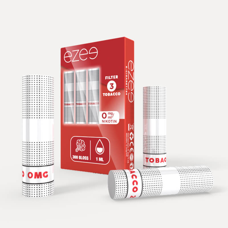 Ezee E-cigarett Filter Tobak nikotinfri