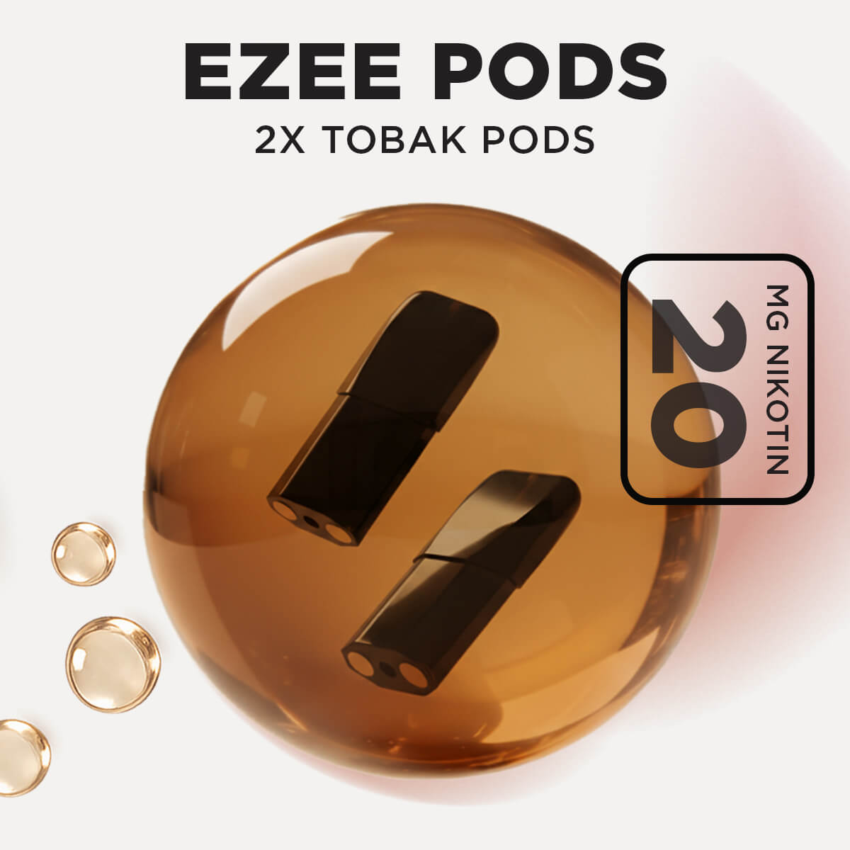 Ezee Engångs Pod Tobak 20 mg/ml Nikotin 2 st.