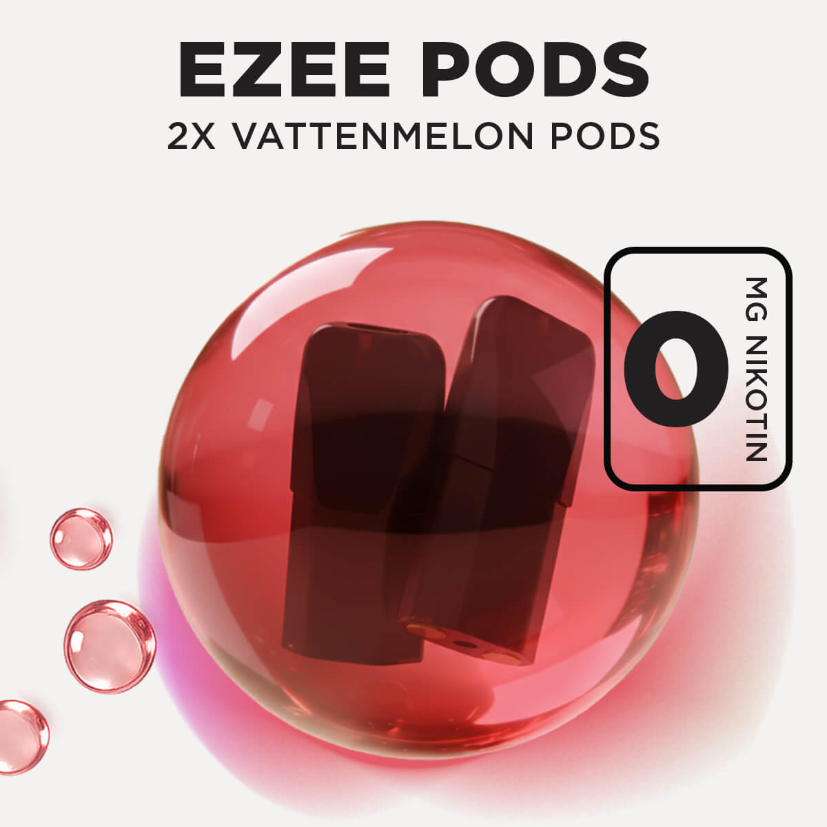 Ezee Engångs Pod Vattenmelon Ice Nikotinfri 2 st.