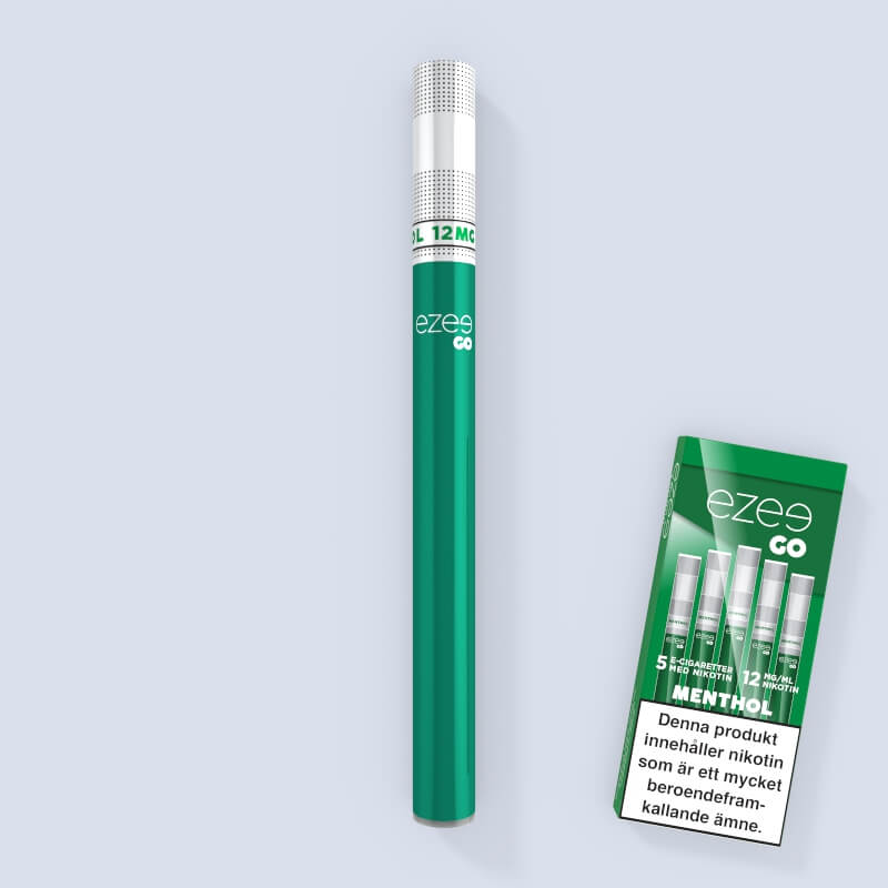 ezee go engångs e-cigarett mentolsmak 12mg nikotin