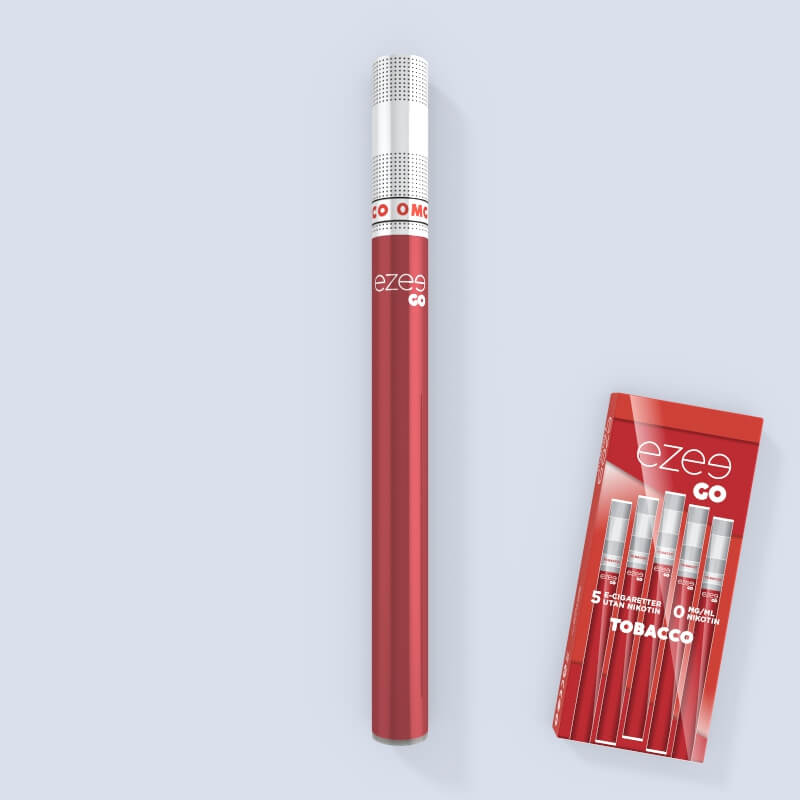 ezee go engångs e-cigarett tobaksmak nikotinfri