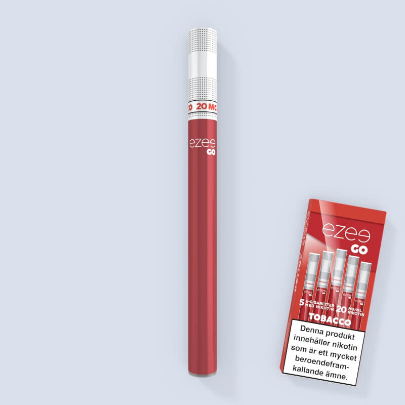 ezee go engångs vape e-cigarett tobakssmak 20mg nikotin
