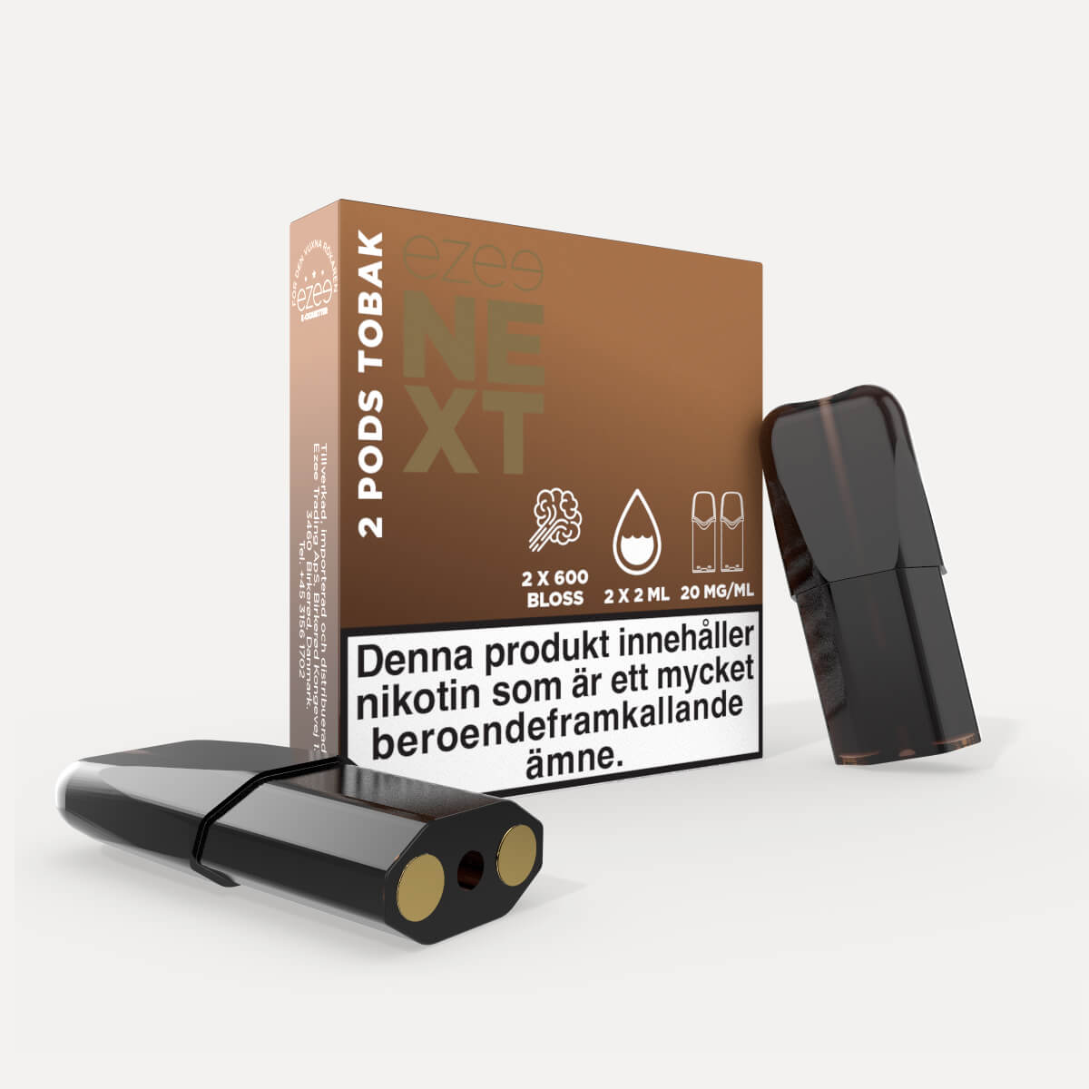Ezee Next Pod Startkit Svart - Tobak 20mg