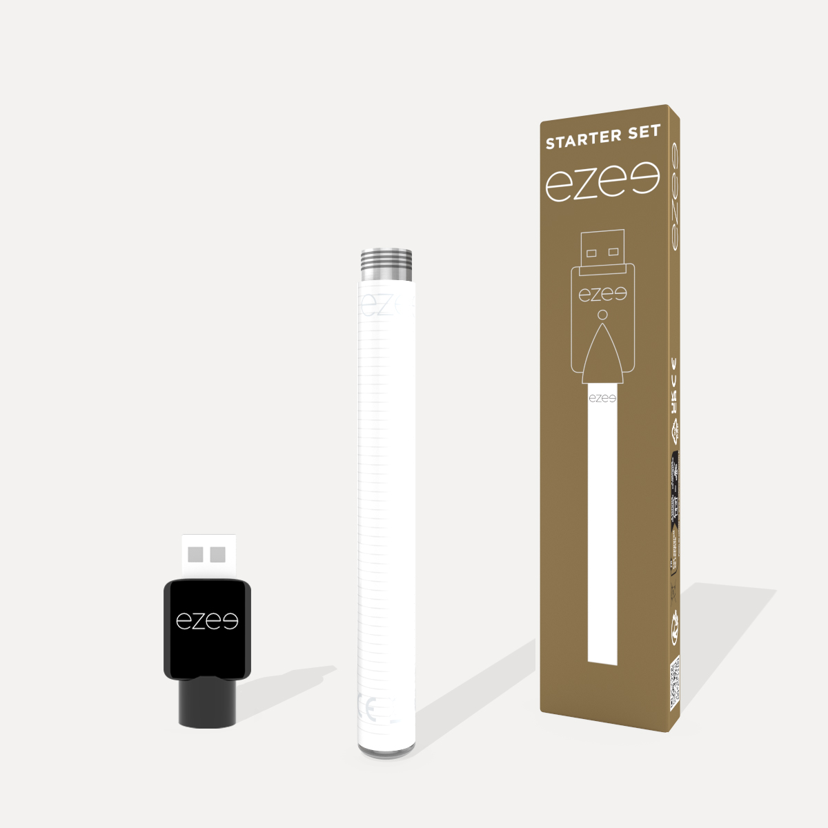 Ezee Cigalike Batteri - Vit