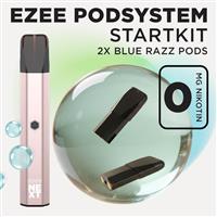 Ezee Next Pod Startkit Beige - Blue Razz Ice 0mg