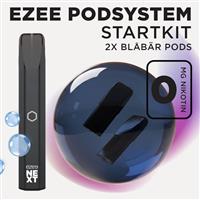 Ezee Next Pod Startkit Svart - Blåbär 0mg