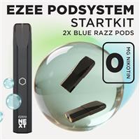 Ezee Next Pod Startkit Svart - Blue Razz Ice 0mg