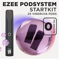 Ezee Next Pod Startkit Svart - Druva Ice 0mg