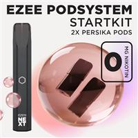 Ezee Next Pod Startkit Svart - Persika Ice 0mg
