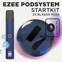Ezee Next Pod Startkit Blå - Blåbär 0mg