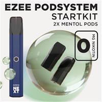 Ezee Next Pod Startkit Blå - Mentol 0mg