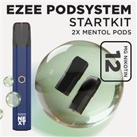 Ezee Next Pod Startkit Blå - Mentol 12mg
