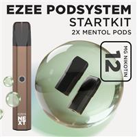 Ezee Next Pod Startkit Brun - Mentol 12mg