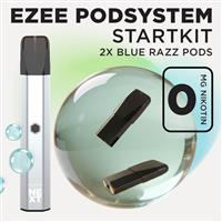 Ezee Next Pod Startkit Silver - Blue Razz Ice 0mg