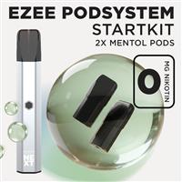 Ezee Next Pod Startkit Silver - Mentol 0mg