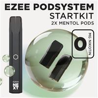 Ezee Next Pod Startkit Svart - Mentol 0mg