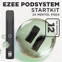 Ezee Next Pod Startkit Svart - Mentol 12mg
