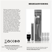 Ezee laddningsbar vape startkit Röd - Tobak 12mg