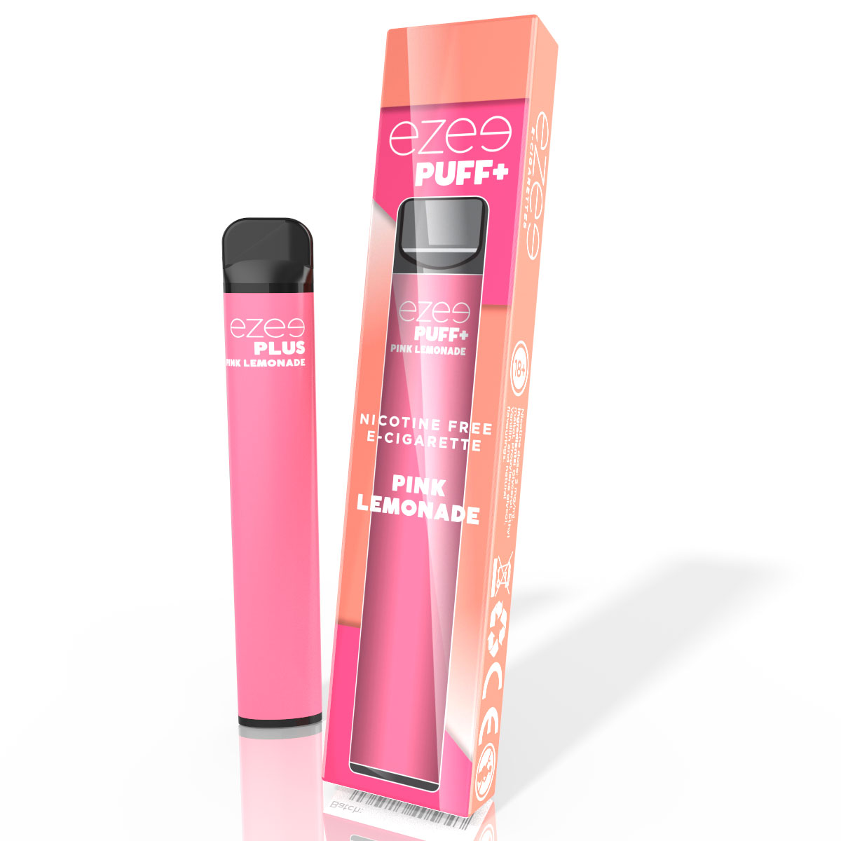 Ezee Puff Bar pink lemonade vape utan nikotin