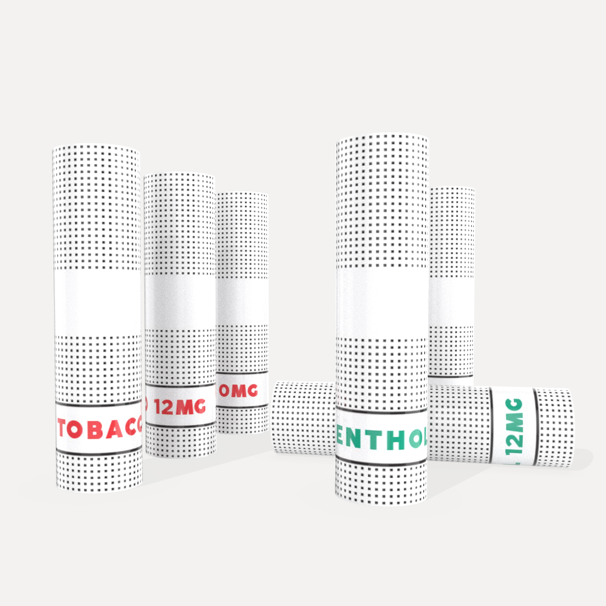 Cigalike refiller med tobak og mentol smak