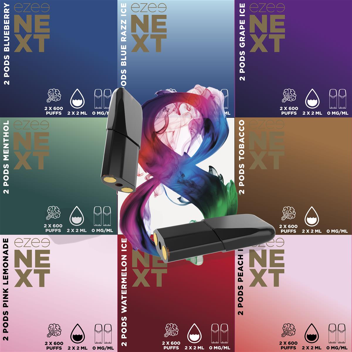 Ezee Next Engångs pods Smakpaket
